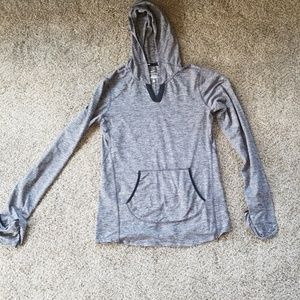 Nike dri-long sleeve running top with hood
